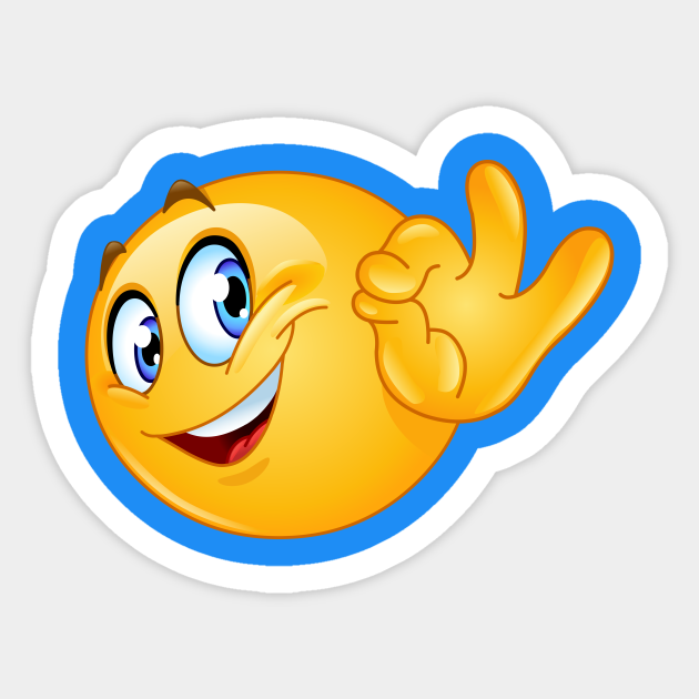  Ok Sign Emoji  Emoji  Sticker TeePublic